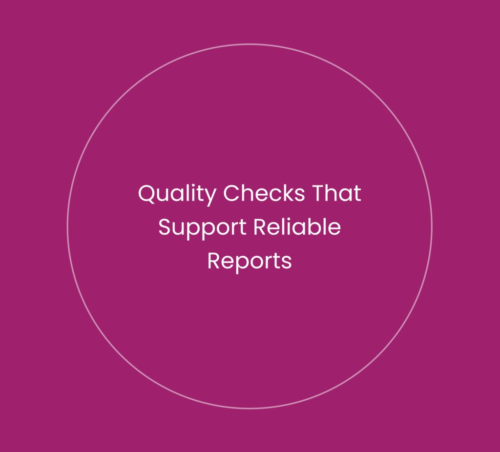Quality checks